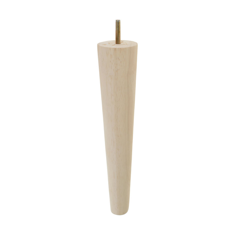 Pied de meuble sans base, 1 pièce, H 10 po x l 2,125 po x P 2,125 po