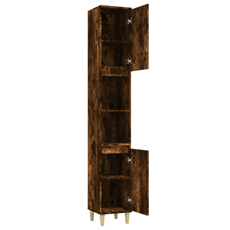 Lamonique Freestanding Bathroom Cabinet, Light Brown