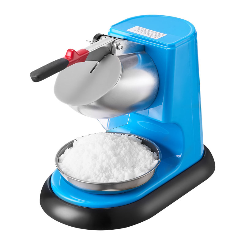 Machine à neige électrique - Broyeur à glace de qualité commerciale avec pales en acier inoxydable et machine à glaçons à haute capacité