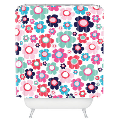 Trenace Floral Shower Curtain