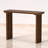Solid Wood Modern Console Table with Fluted Legs – Walnut Finish, Entryway Table for Foyer or Hallway, Farmhouse Style-1883771912