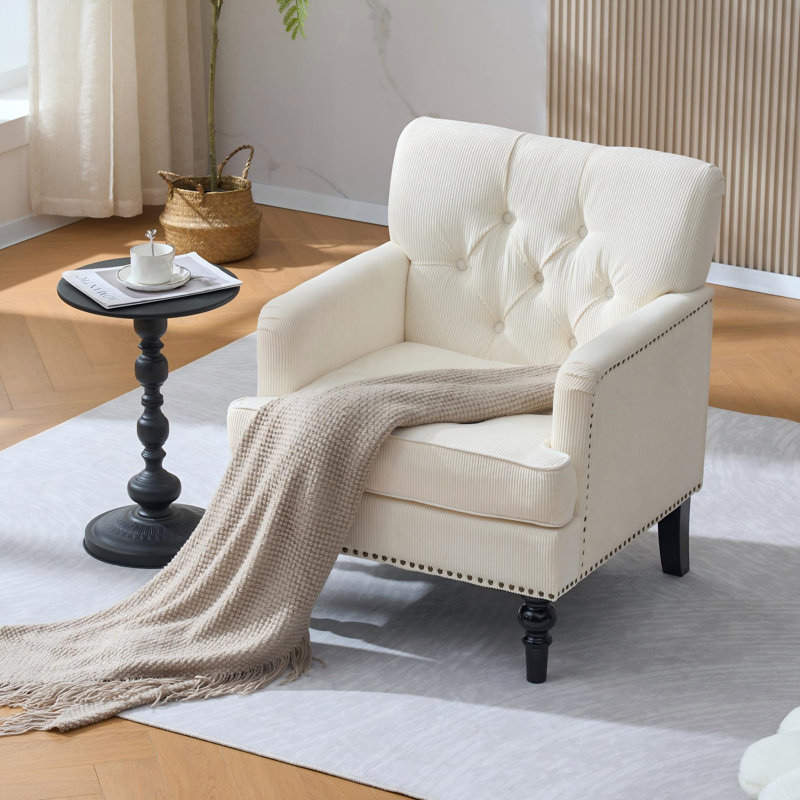 Fauteuil club H & M, Beige