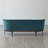 Channel Back Sofa-Dragonfly Velvet