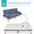 Dockie 65.25'' Linen Upholstered Convertible Sofa