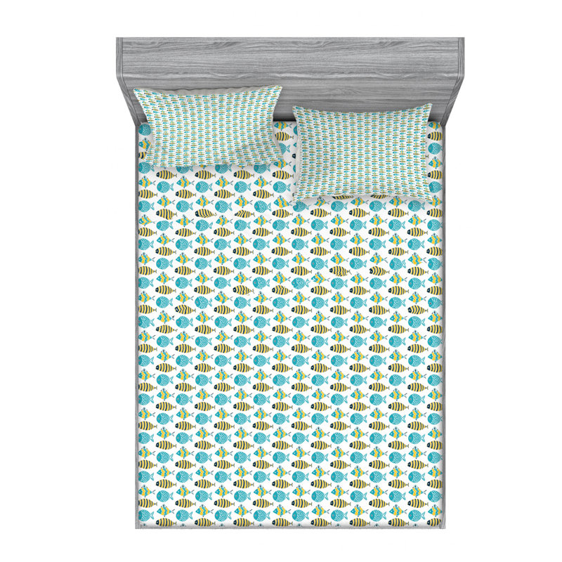 Microfiber Sheet Set, Full Sheet Set + Fitted Sheet + 2 Pillowcases