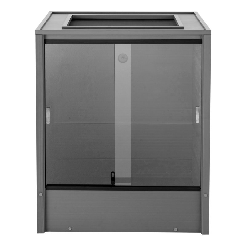 Terrarium vertical caméléon gris Achille ECOFLEX, Gris