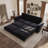Chesterfield Sofa,93.7" King Pull Out Sofa Bed, 3-In-1 Convertible Sleeper Sofa With Nailhead Trim & Rolled Arm,Multi-Functional Sofa Bed For Living Room,Bedroom,Apartment,Office-825882851
