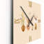 Bouquets de fleurs sauvages dans des vases dorés II - Horloge murale traditionnelle-2062579191