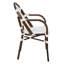 L'ensemble français comprend une table de 40 po et 4 chaises avec accoudoirs par Chivari-120640697