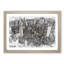The San Francisco Skyline in Abstract - Framed Print-55771124-55771128