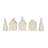5 pc Ceramic LED Holiday Village Set
