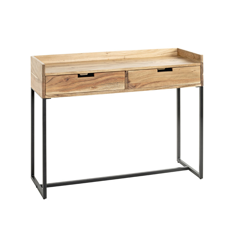 Console black-acacia 100x80x30 cm
