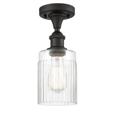 Kamena Glass Semi Flush Mount