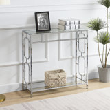 Brayley Omegal 31.5'' Console Table with Metal Frame