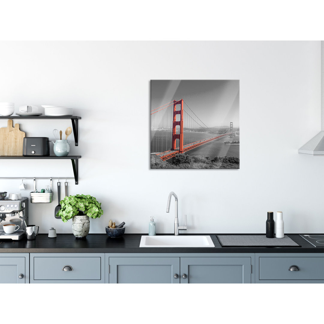 Glasbild "Beeindruckende Golden Gate Bridge"