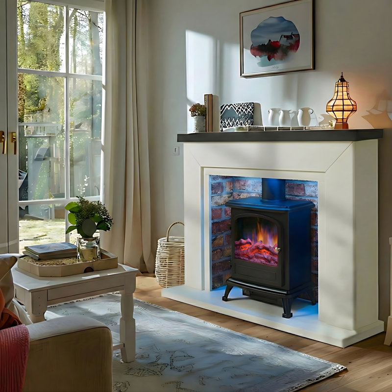 Farlington Electric Stove Suite, Grey/Rustic