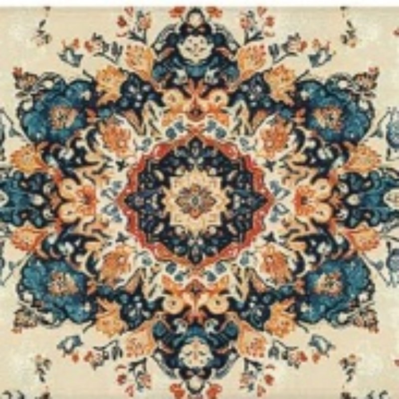 Tapis de cuisine persan multicolore rétro, ensemble de 2 tapis décoratifs boho pour la cuisine et le salon