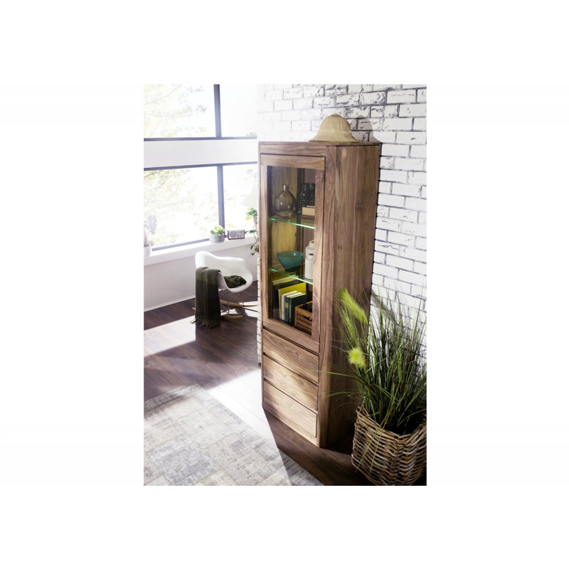 Toronto Display Cabinet, Smoked Cherry