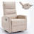 Manual Recliner Chair with Rocker and Swivel in Fabric for Living Room-1951959691