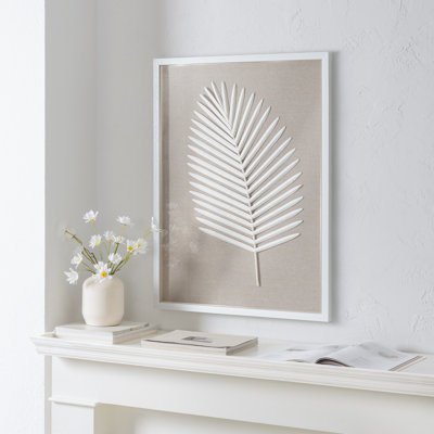 Feuille de Tamara, décoration murale encadrée