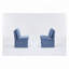 Chaise rembourrée en lin sans accoudoirs-920662613