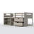 Kids Twin Loft Bed with Drawers-101915794