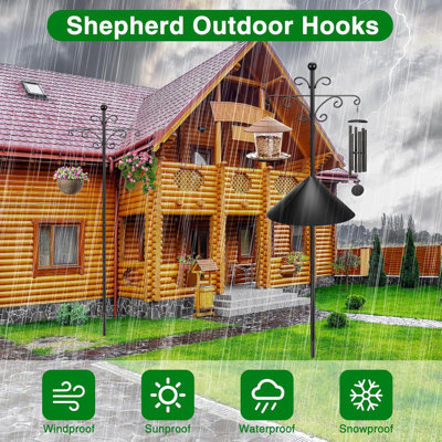 Bird Feeder Pole For Outdoors 2 Pack
