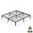 Pruneda Heavy Duty Metal Platform Rounded Edge Bed Frame with Steel Slats Easy Assembly-2018114369