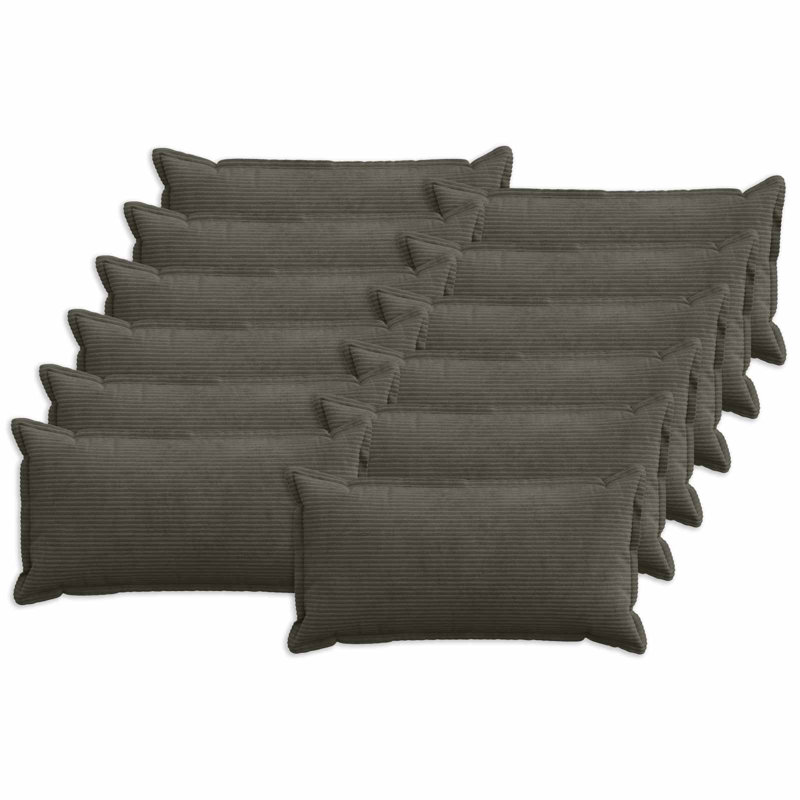Blue Cushion Cover, Square 45cm, Anthracite