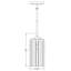 Mini-luminaire suspendu 1 lumière Halleck-400411684