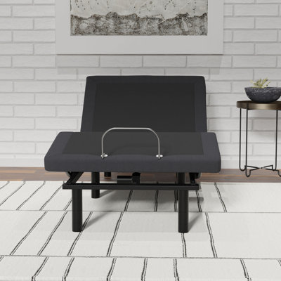 Metal Twin Xl Adjustable Base With Hands- Microphone, Ports & Zero Gravity Voice Command, Glide Tech, Led Lights