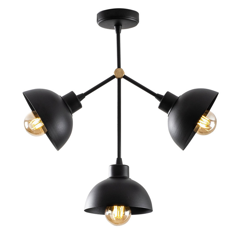 Lustre en forme de dôme à 3 lumières Iota