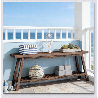 2-Tier Sofa Table,Console Table,Extra-Long Entryway Table