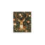 Décoration murale d'intérieur en toile de cerf wapiti brune et brune 24 x 18 po
