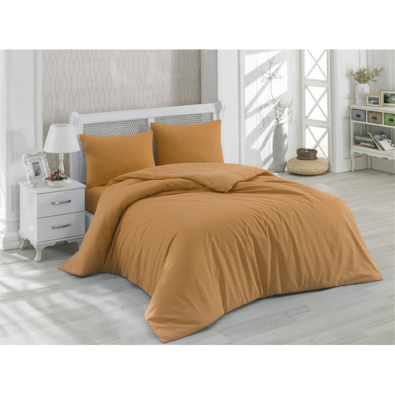 Ensemble de housse de couette 100% coton 4 pièces Idora