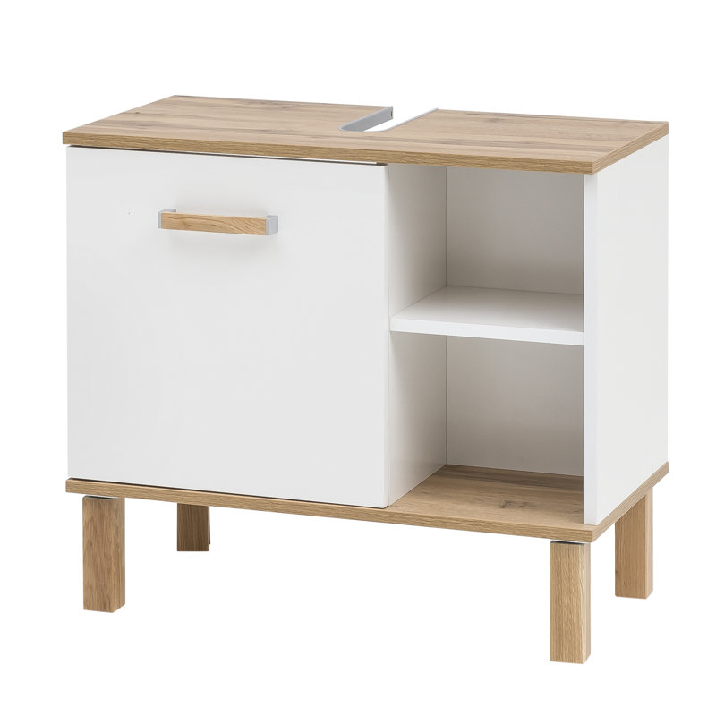 Padua 65.2cm Single Bathroom Vanity Base Only in Oak