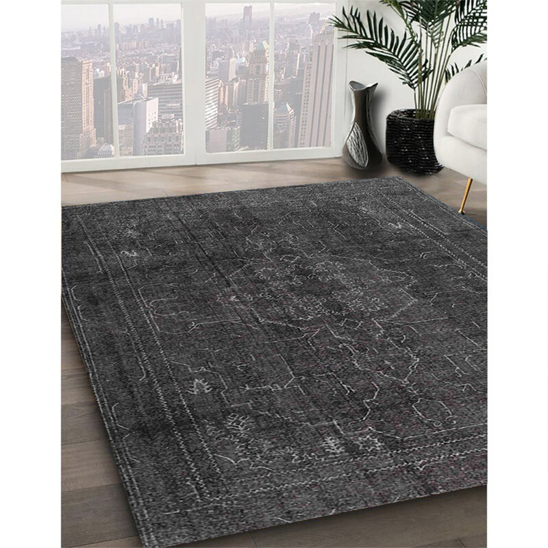 Akara Oriental Indoor Rug, Square 5'