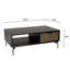 Asman Four Leg Coffee Table