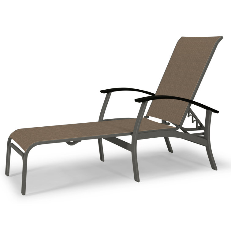 Askar Outdoor Rust-Resistant Metal Chaise Lounge
