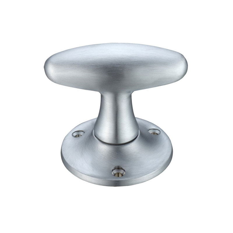 Passage Door Knob, Satin Chrome