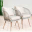 Chaise de patio d'extérieur avec coussin