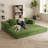 83" 3 Seat Convertible Sofa Bed, No Assembly, For Living Room-1937321756