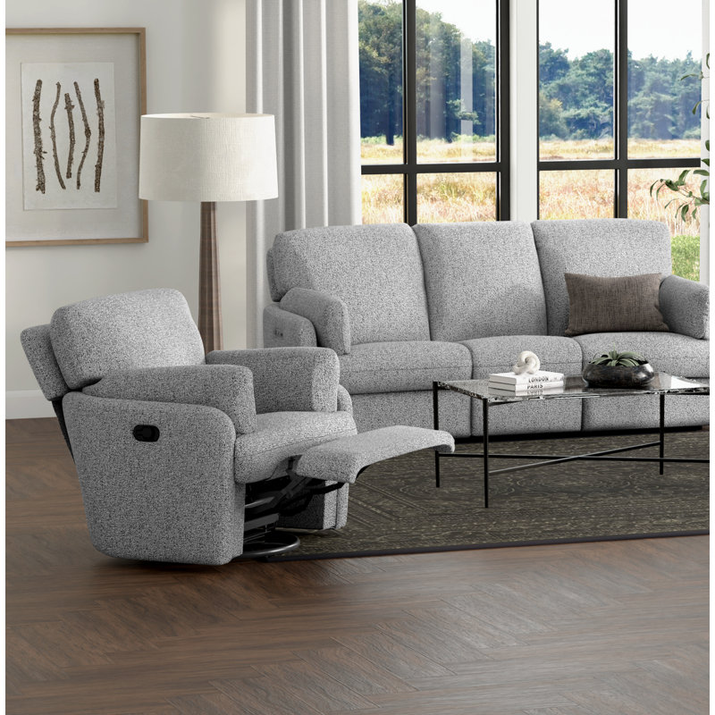 Doe Manual Recliner Swivel Glider
