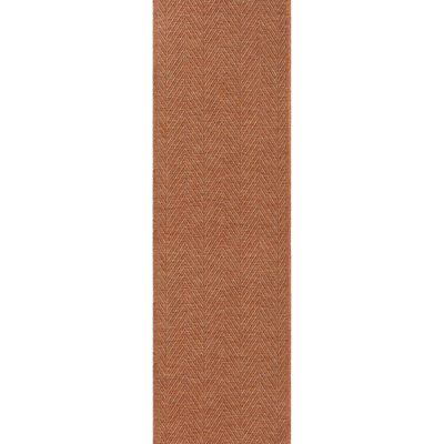Tapis rouille texturé uni Tax