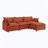 105" Modular Sectional Couch