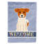 Polyester 2 côtés 40 x 28 po welcome drapeau maison-73943367