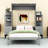 Wood Space-Saving Murphy Bed with Multi-Functionality-1623158455-1623158454