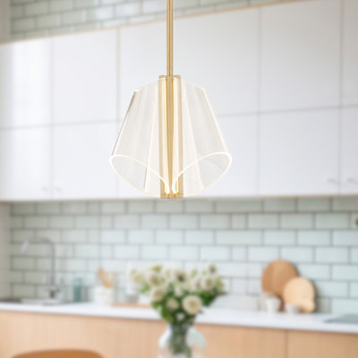 Luminaire suspendu géométrique unique et remarquable à 2 lumières Mulberry