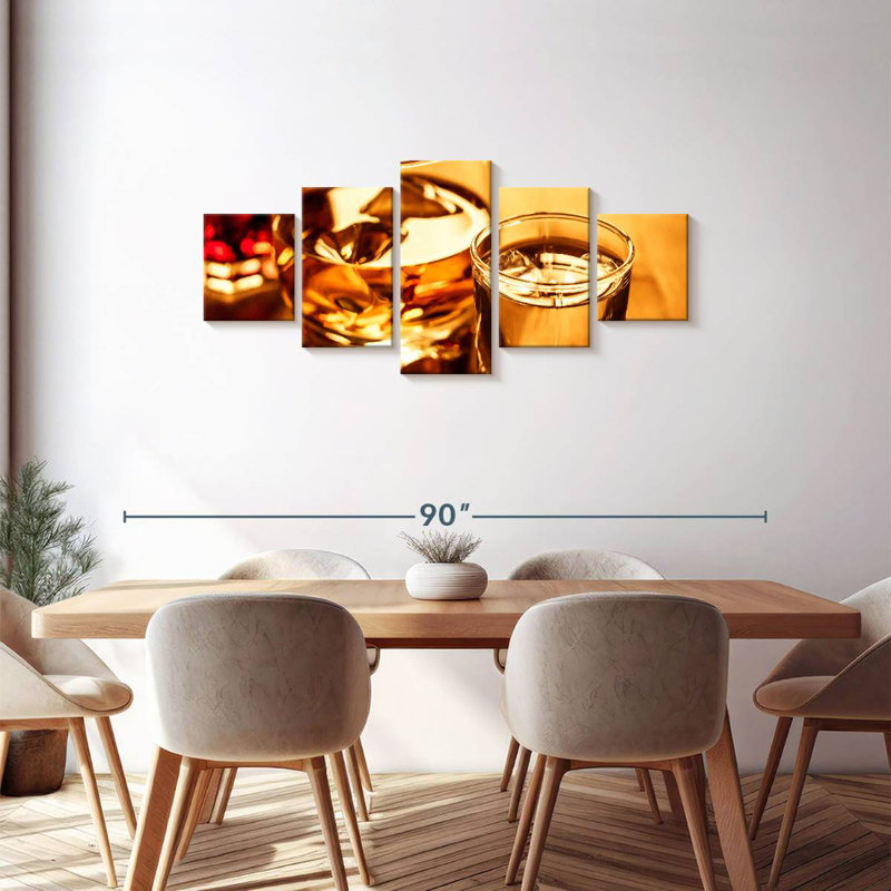 Cocktail Drinks, 30" H x 68" W