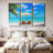 " Beach Deckchairs " 3 - Pieces on-207416350